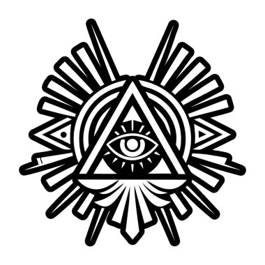 Kutsal göz sembolünün bir simgesi.