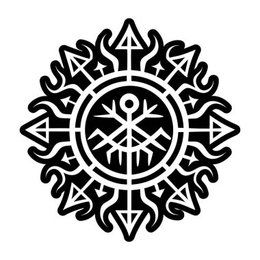 Kelt dövme tasarımının katı bir simgesi