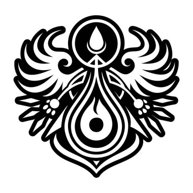 Kutsal damga sembolünün doldurulmuş bir simgesi