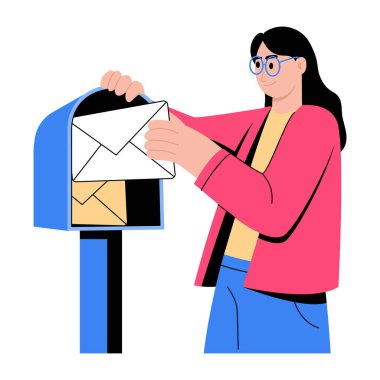 Adayın teklif mektubu aldığını gösteren düz resim