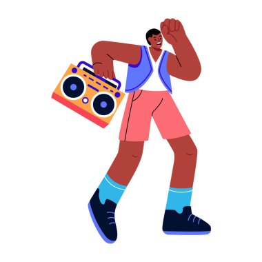 Bir aygıtı test eden kişiyi gösteren düz bir resim