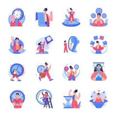 Farklı pozlarda insanlar..