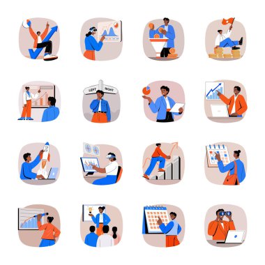 Finansal Büyüme Düzlüğü Çizimleri 