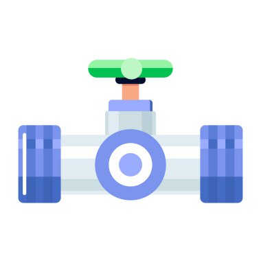 Kelebek kapakçığı gösteren düz bir simge