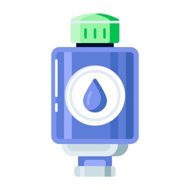 Sızıntı sensörünü temsil eden düz bir biçim simgesi