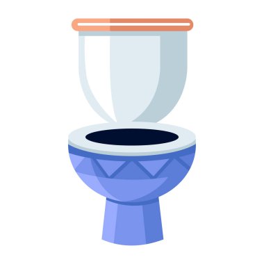 Tuvaleti temsil eden yassı bir simge