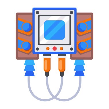 Füzyon tarayıcısını gösteren bir düz biçim simgesi