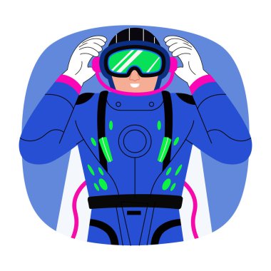 Dış giysiyi betimleyen düz bir çizim