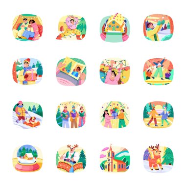 Çocuk oyuncakları seti. vektör illüstrasyonu.