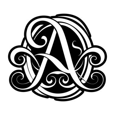 Minimalist harf. Sağlam bir logo.