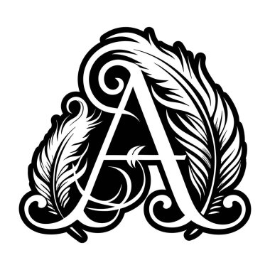 Modern harf tam biçimli bir monogram