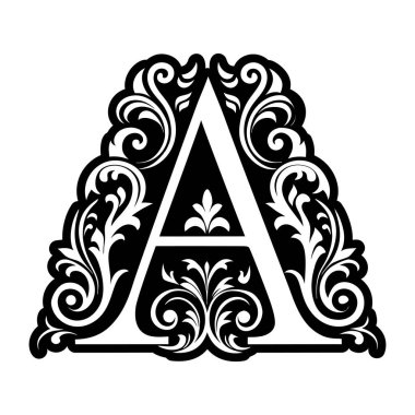 Kabartma biçiminde bir alfabe logosunu özetle