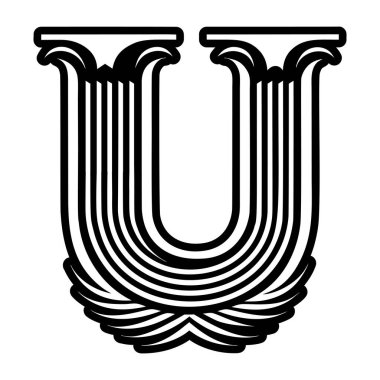 Benzersiz u logosu tam biçimle gösterilmiştir