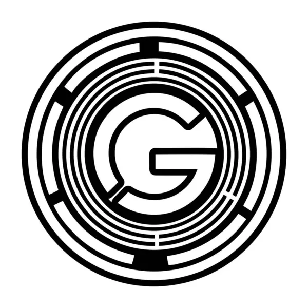 G harfi logosunun katı biçim simgesi