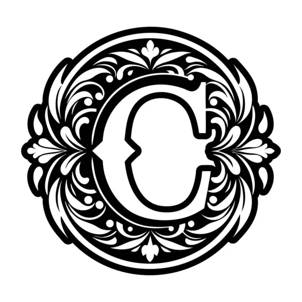 Kabartma biçiminde tasarlanmış yaratıcı c logosu