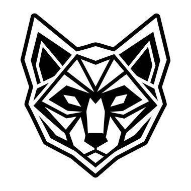 Tilki maskotunu gösteren doldurulmuş bir biçim simgesi