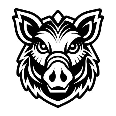 Domuz kafası simgesi, basit biçim