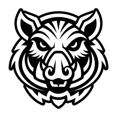 Domuz kafası simgesi, basit biçim