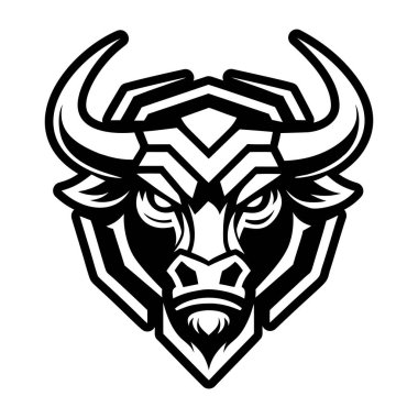 Glyph Style Boğa Logoları Koleksiyonu 