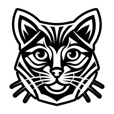 cat icon in simple design