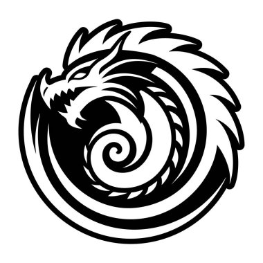 Dövme tasarımının vektör çizimi