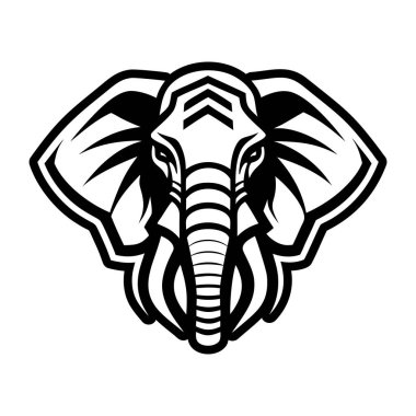 elephant vector icon illustration design template