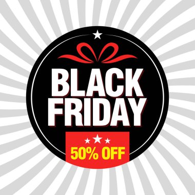 Black Friday Super Sale Tag. Black Friday Fashion Sale Tag Template Design