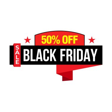 Black Friday Super Sale Tag. Black Friday Fashion Sale Tag Template Design