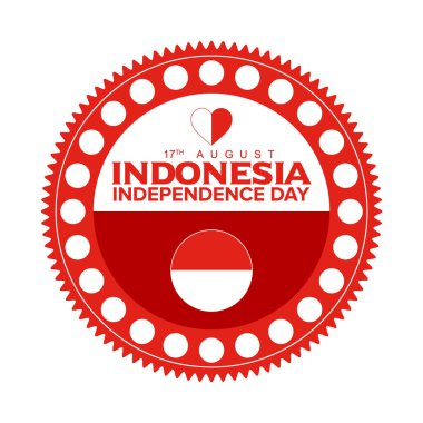 Indonesia Independence Day Celebrating. 17 August Independence Day. 17th August Indonesia Day Celebration. 17 August Indonesia National Celebration. Vector Illustration