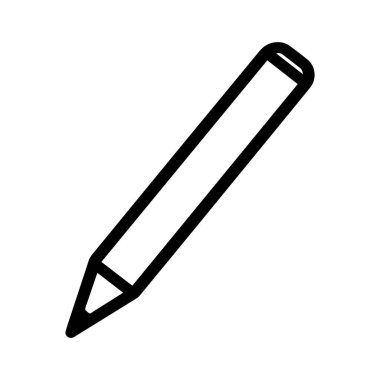 Soyut Vektör Renkli Kalem Simgesi Tasarım Şablonu