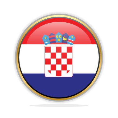 Düğme Tasarım Şablonu Hırvatistan