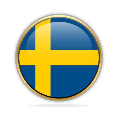 Düğme Tasarım Şablonu İsveç