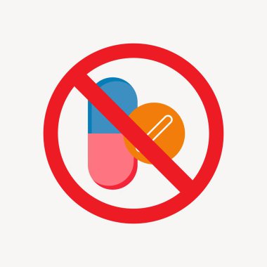 Uyuşturucu Vektörü Simgesi Tasarım Şablonu Yok