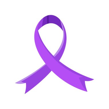 Soyut Vektör Kurdele Simgesi Tasarım Şablonu