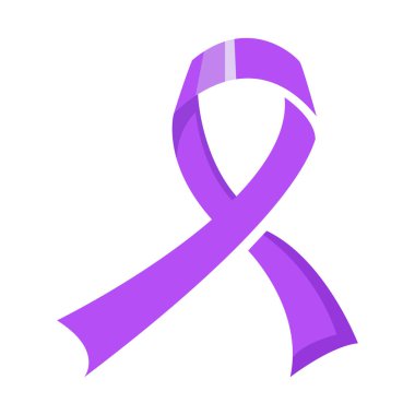 Soyut Vektör Kurdele Simgesi Tasarım Şablonu