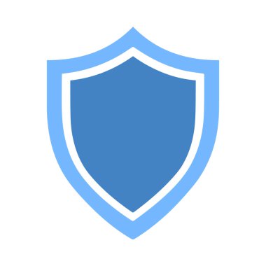 Soyut Vektör Tıbbi Koruma Kalkanı Simgesi veya Logo Tasarım Şablonu