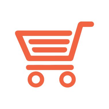 Soyut Vektör Alışveriş Aracı Simgesi veya Logo Tasarım Şablonu