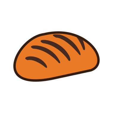 Soyut Vektör Ekmek Yuvarlama Simgesi veya Logo Tasarım Şablonu