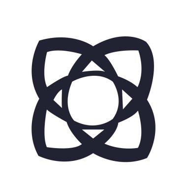 Soyut Vektör geometrik desen veya soyut sembol Simge veya Logo Tasarım Şablonu