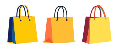 Renkli Alışveriş Torbaları: Perakende, Satış ve Tüketim