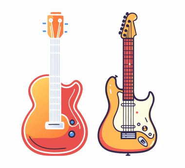 Piksel Sanat Gitarları Retro Modern