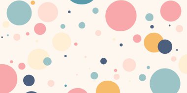 Pastel Polka Nokta Arkaplan Arkaplanı