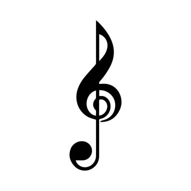 G Clef Müzikal Nota Sembolü Besteciler İçin Mükemmel