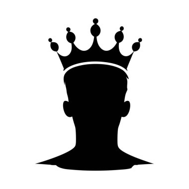 Kraliyet Kraliyet Liderliği Başarı Konsepti Giyen Bir Kişinin Silueti