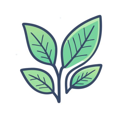 Yeşil Yapraklar İllüstrasyon Doğa Büyüme İlkbahar Bitkisi Eko