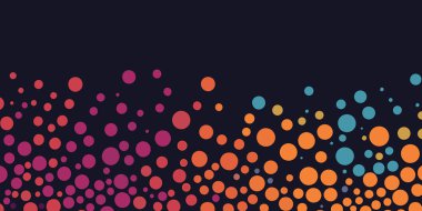 Canlı Renkli Nokta Deseni Soyut Arkaplan DokusuName