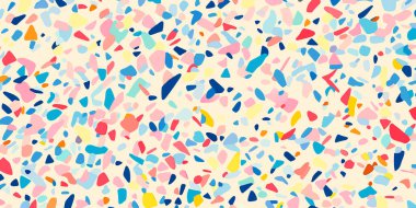 Renkli Terrazzo Deseni Canlı Arkaplan DokusuName