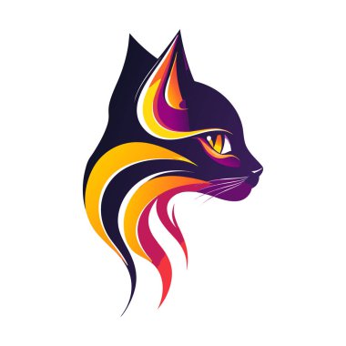 Gizemli Kedi Canlı Profil Sanatı