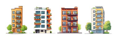 Apartman Binaları Modern Klasik Tasarımlar