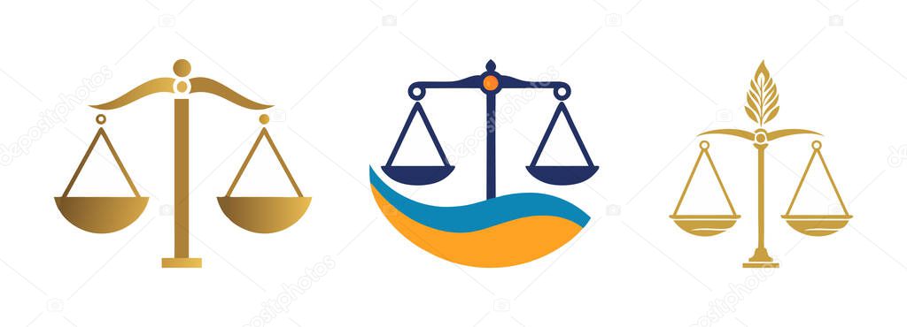 Scales of Justice Law Balance and Equity Symbolism